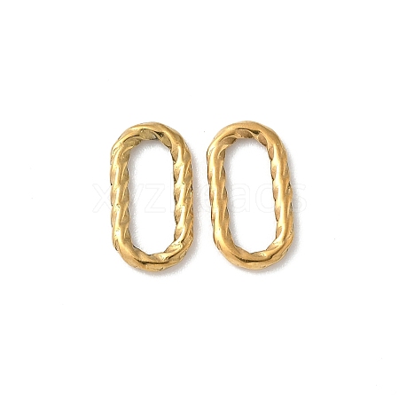 304 Stainless Steel Twisted Linking Rings STAS-L300-006E-G-1