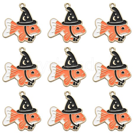 20Pcs Alloy Enamel Pendants ENAM-CJ0004-34-1
