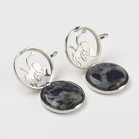 Natural Sodalite Pendants G-G910-D10-1