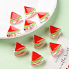 Transparent Enamel Acrylic Beads X-TACR-S155-001F-6