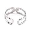 Tarnish Resistant 304 Stainless Steel Finger Rings RJEW-L102-08P-4