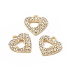 Alloy Crystal Rhinestone Pendants FIND-C019-28KCG-3