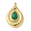 Natural Green Onyx Agate(Dyed & Heated) Pendants STAS-L277-12G-05-1