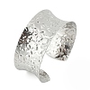 304 Stainless Steel Wide Open Cuff Bangles for Women BJEW-K230-03C-P-2