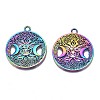 Rainbow Color Alloy Pendants PALLOY-N156-160-NR-2