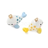 Alloy Enamel Pendants ENAM-F156-09G-2