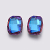 K9 Glass Rhinestone Pendants GLAA-K034-F01-1