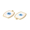 Brass Enamel Pendants KK-G449-01G-08-3