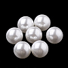 Eco-Friendly Plastic Imitation Pearl Beads MACR-S277-4mm-C04-1