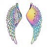 Rack Plating Rainbow Color Alloy Big Pendants PALLOY-N163-172A-3