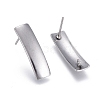 Non-Tarnish 304 Stainless Steel Stud Earring Findings STAS-L238-079P-2