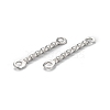 Tarnish Resistant 304 Stainless Steel Link Connectors STAS-Z034-18A-P-2