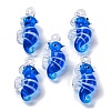 Handmade Lampwork Pendants LAMP-S068-08H-1