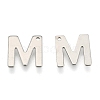 Tarnish Resistant 304 Stainless Steel Letter Charms STAS-O072-M-1