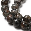 Natural Fluorescent Syenite Rock(Glow under UV Light) Beads Strands X-G-K340-A05-03-4