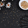 1000Pcs 2 Colors Brass Crimp Beads KK-PA0001-10-4