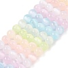 Macaron Color Natural Selenite Beads Strands G-C142-01B-10-1