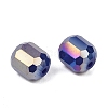 Electroplate Column Glass Beads EGLA-A043-02-AB16-2