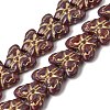 Painted Glass Beads Strands GLAA-Z021-03-4