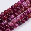 Natural Agate Round Beads Strand X-G-L084-10mm-59-1