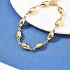 304 Stainless Steel Link Chain Bracelets for Women BJEW-U021-08G-06-3