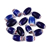 Handmade Millefiori Glass Barrel Beads LS-LA-N002-03C-1