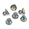 304 Stainless Steel Bead Cap Pendant Bails STAS-G224-24M-06-1