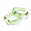 Transparent Resin Finger Rings RJEW-T013-001-E08-3