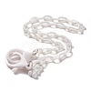 Personalized ABS Plastic Cable Chain Necklaces NJEW-JN03220-01-1