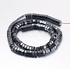 Non-magnetic Synthetic Hematite Beads Strands G-P341-39-6x3mm-2