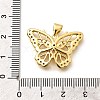 Rack Plating Brass Micro Pave Cubic Zirconia Enamel Pendants KK-L226-031G-04-3