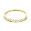 Cubic Zirconia Hinged Bangle BJEW-C029-01B-G-2