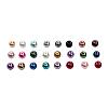 24 Colors Glass Pearl Beads HY-JP0004-6mm-03-2