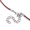 Synthetic Goldstone Round Pendant Necklaces NJEW-JN04478-02-5