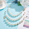 WADORN 3Pcs 3 Style Plastic Imitation Pearl Bead Bag Straps DIY-WR0002-46-4