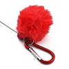 Aluminum Alloy Pom Pom Ball Beadable Keychain Bar HJEW-Q001-01C-3