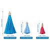 Polyester Tassel Pendant Decorations FIND-TA0001-12-9