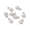 201 Stainless Steel Charms STAS-C057-19P-3