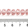 Transparent Baking Paint Glass Beads X1-DGLA-A034-T8mm-D10-4