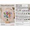 DIY Bouquet Pattern Embroidery Kit DIY-O021-15A-6