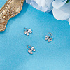 3Pcs 925 Sterling Silver Bowknot Charms STER-BBC0008-41-7