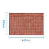 PVC Non-Slip Imitation Rattan Insulation Pad AJEW-TA0015-03B-11