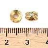 Rack Plating Brass Cubic Zirconia Beads KK-K349-03G-3