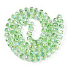 Transparent Glass Beads Strands EGLA-T020-15B-3