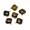 Natural Tiger Eye Links connectors G-L514-018H-1