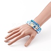 4Pcs 4 Styles Polymer Clay Heishi Beads Stretch Bracelets Sets BJEW-JB05908-6