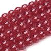 Spray Painted Crackle Glass Beads Strands CCG-Q001-6mm-13-1