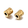 Hammered Textured 304 Stainless Steel Spacer Beads STAS-L315-073A-G02-2