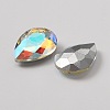 Glass Rhinestone Cabochons RGLA-WH0005-09A-2