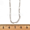 Brass Figaro Chains Necklaces for Women NJEW-D302-29P-5